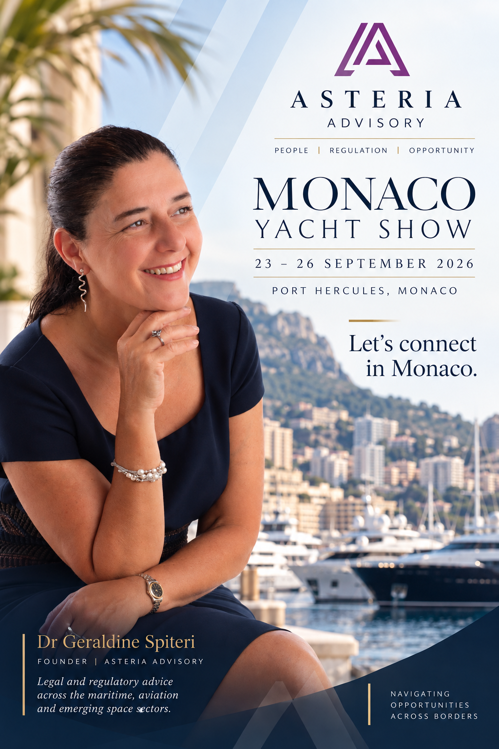 Asteria Advisory at the Monaco Yacht Show 2026